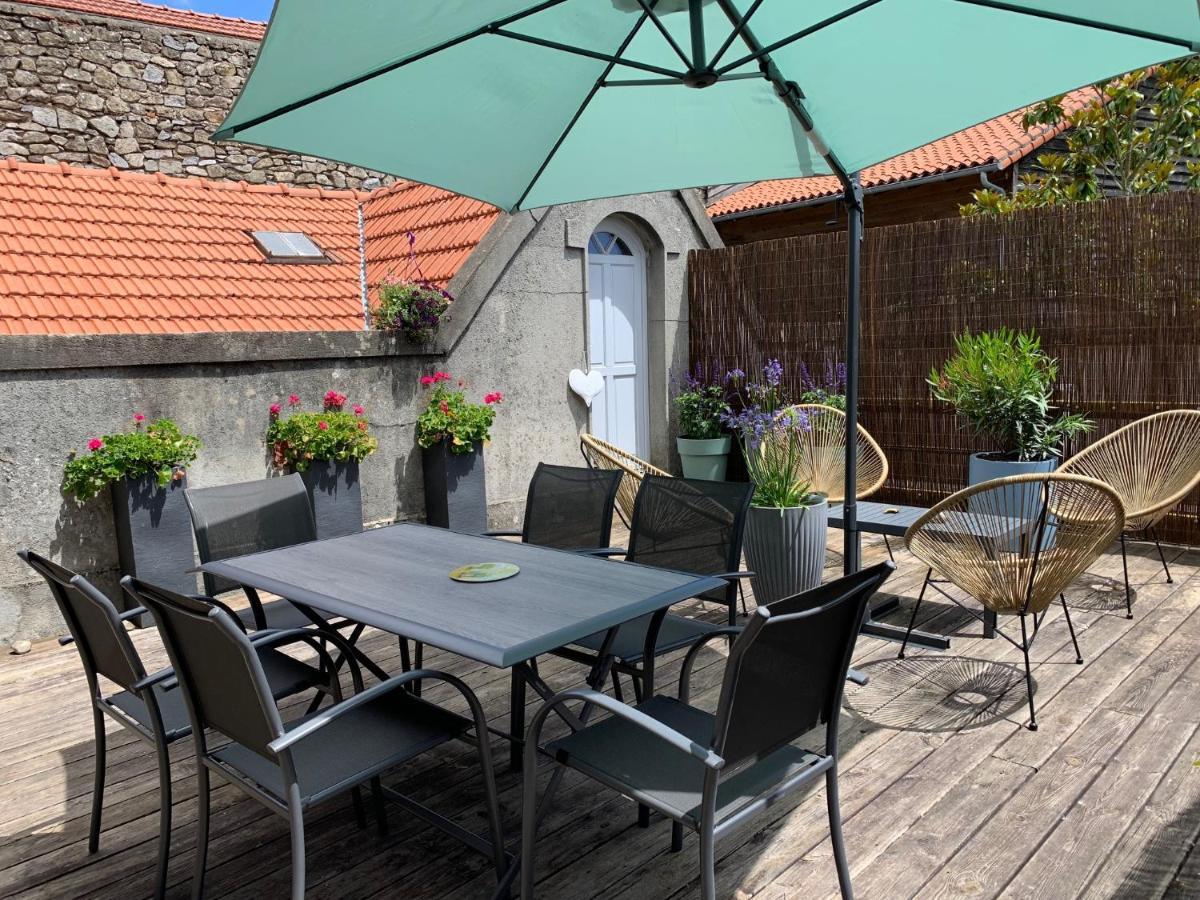 Ferienwohnung La Terrasse De Compostelle T3 Chic, Charme, Cosy Saint-Léonard-de-Noblat Exterior foto
